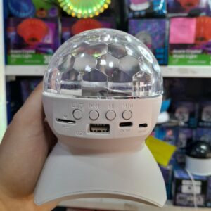 جهاز استقبال صوتي بلوتوث مع إضاءة حفل ديسكو مدمجة